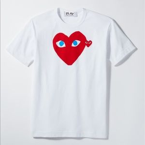 NWOT Comme Des Garcon Play Graphic Tee